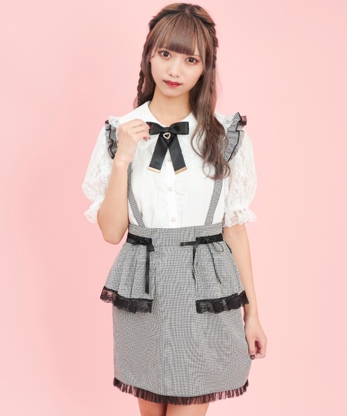 Secret Honey（シークレットハニー）の「レース袖フリル半袖ブラウス（シャツ/ブラウス・レディース・オフホワイト/ホワイト系その他・MEDIUM）」の6枚目の写真