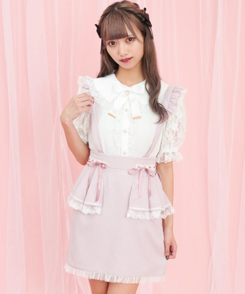 Secret Honey（シークレットハニー）の「レース袖フリル半袖ブラウス（シャツ/ブラウス・レディース・オフホワイト/ホワイト系その他・MEDIUM）」の9枚目の写真