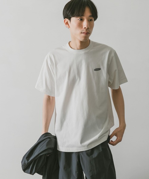 KEEN(キーン)の「『別注』KEEN×DOORS LOGO T-SHIRTS(Tシャツ/カットソー・メンズ・ホワイト/ブラック/オリーブ/モカ・MEDIUM/LARGE/X-LARGE)」の7枚目の写真