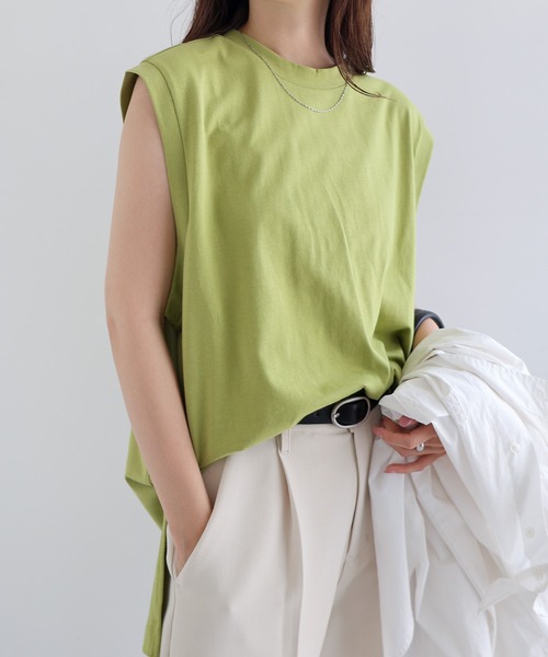 新品未使用✨CPG ノースリーブトップス Mサイズ miniministore ニット セーター ノースリーブニット トップス