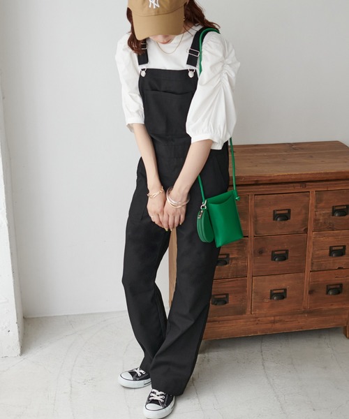 新品タグ付　ディスコート　デニムサロペット 和歌山店】WEB限定☆カーディガン×サロペット - DISCOAT(ディス