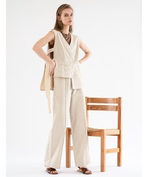 ALEXIA STAM | Cotton Linen Relax Wide Pants/コットンリネンリラックスパンツ(その他パンツ)