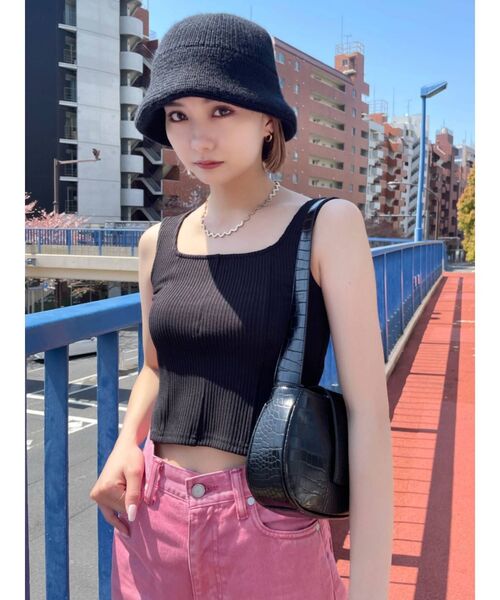 EMODA（エモダ）の「ニットフレアハット（ハット・レディース・ブラック・FREE）」の20枚目の写真