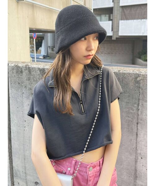 EMODA（エモダ）の「ニットフレアハット（ハット・レディース・ブラック・FREE）」の15枚目の写真