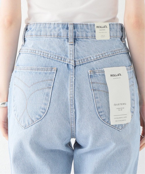 U by SPICK&SPAN(ユーバイスピックアンドスパン)の「【ROLLA’S/ローラス】 DUSTERS OLD STONE(デニムパンツ・レディース・サックスブルー・SMALL/X-SMALL)」の4枚目の写真