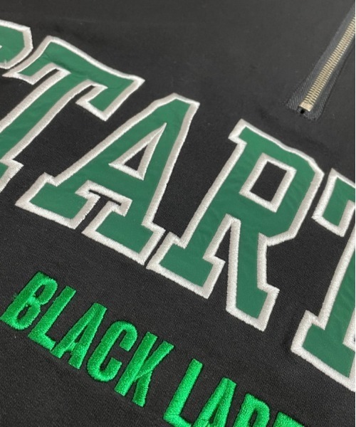 STARTER（スターター）の「JE-STARTER.ハーフZIPプルオーバー（Tシャツ/カットソー・メンズ・ホワイト/ブラック/グリーン・M/L）」の8枚目の写真