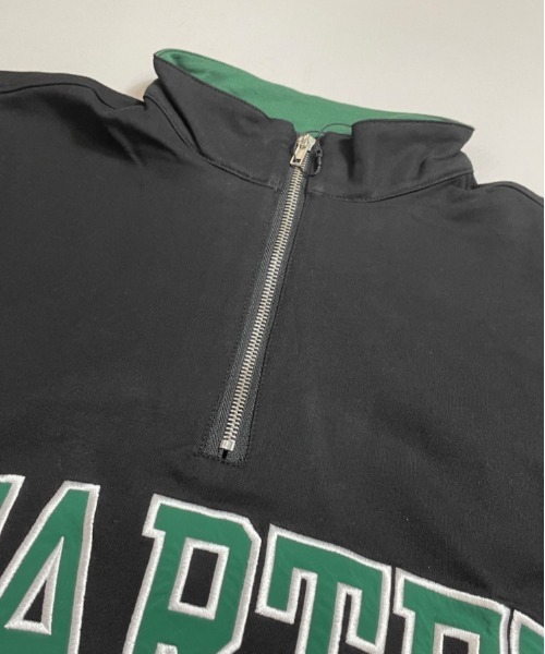 STARTER（スターター）の「JE-STARTER.ハーフZIPプルオーバー（Tシャツ/カットソー・メンズ・ホワイト/ブラック/グリーン・M/L）」の6枚目の写真