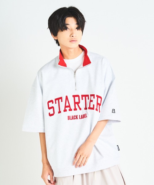 STARTER（スターター）の「JE-STARTER.ハーフZIPプルオーバー（Tシャツ/カットソー・メンズ・ホワイト/ブラック/グリーン・M/L）」の9枚目の写真