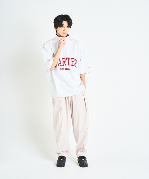 STARTER（スターター）の「JE-STARTER.ハーフZIPプルオーバー（Tシャツ/カットソー・メンズ・ホワイト/ブラック/グリーン・M/L）」の18枚目の写真