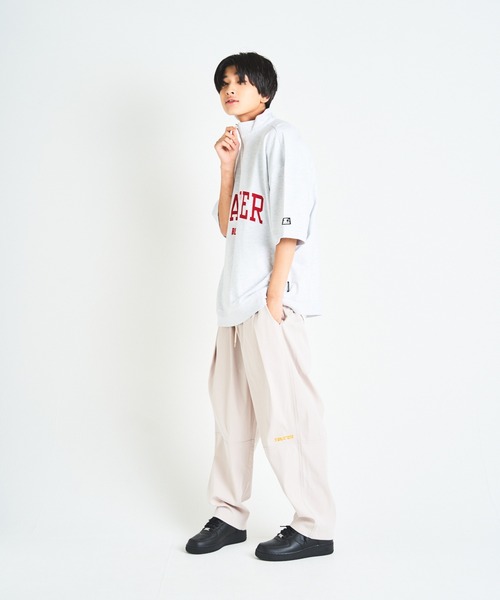 STARTER（スターター）の「JE-STARTER.ハーフZIPプルオーバー（Tシャツ/カットソー・メンズ・ホワイト/ブラック/グリーン・M/L）」の21枚目の写真