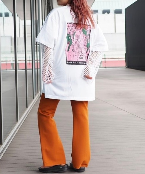 BeAMS DOT（ビームスドット）の「BeAMS DOT / ベルボトムパンツ 22FW（その他パンツ・レディース・オレンジ/ブラック/ブルー系その他/ワイン・SMALL/MEDIUM）」の9枚目の写真