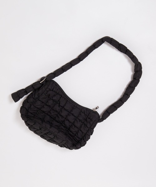 WEGO（ウィゴー）の「WEGO/キルティングBIGショルダーバッグ（ショルダーバッグ・レディース・ホワイト/ブラック・FREE）」の14枚目の写真