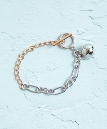 COLOR TOKYO ACCESSORIES | ポイントメタルボールMixチェーンマンテルブレス(ブレスレット)