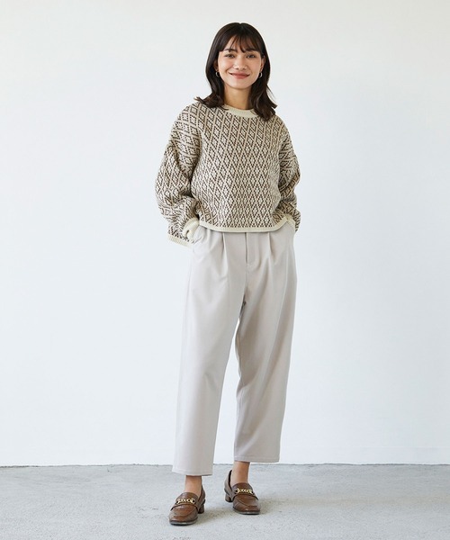 179/WG(イチナナキュウダブルジー)の「イージーサルエルパンツ(その他パンツ・レディース・ブラック/グリーン/オフホワイト・MEDIUM)」の21枚目の写真