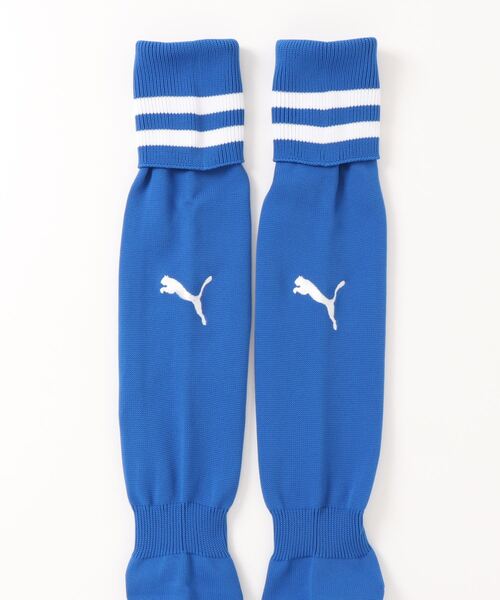 PUMA(プーマ)の「《PUMA》ラインイリ ストッキング 729881(ソックス/靴下・メンズ・ホワイト×ブルー/ロイヤルブルー/ホワイト×ブラック/ブラック・30/27)」の5枚目の写真