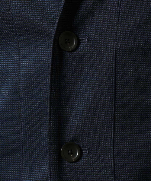 MK MICHEL KLEIN HOMME (エムケーミッシェルクランオム)の「チドリ柄コンバーチブルジャケット(テーラードジャケット・メンズ・グレー/ネイビー・MEDIUM/LARGE/X-LARGE)」の7枚目の写真