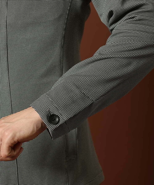 MK MICHEL KLEIN HOMME (エムケーミッシェルクランオム)の「チドリ柄コンバーチブルジャケット(テーラードジャケット・メンズ・グレー/ネイビー・MEDIUM/LARGE/X-LARGE)」の16枚目の写真