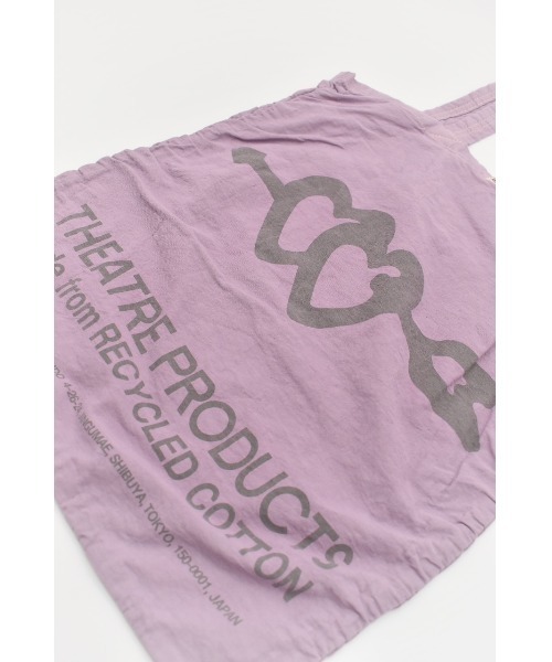 THEATRE PRODUCTS（シアタープロダクツ）の「リサイクルコットンオーバーダイトート/ハートアロー（トートバッグ・レディース・ピンク/ブルー/アイボリー/パープル・FREE）」の12枚目の写真
