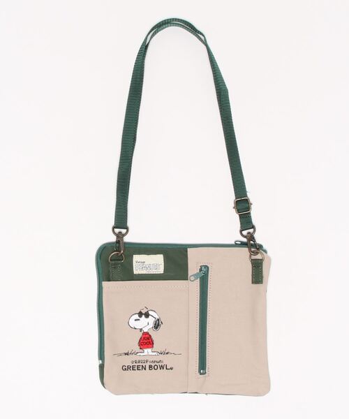 OLD BETTY'S(オールドベティーズ)の「SNOOPY Canvas Wallet Pouch(ショルダーバッグ・レディース・グリーン系その他/グリーン系その他2/レッド系その他/ブルー系その他2/ブルー系その他・FREE)」の11枚目の写真