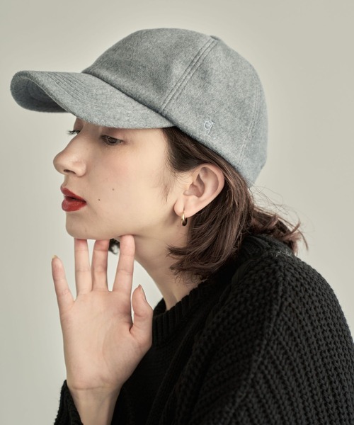 eL（エル）の「【eL】WoolLike Cap/162238（キャップ・レディース・ブラック/ネイビー/グレー・FREE）」の3枚目の写真