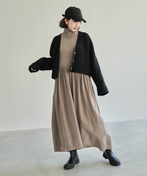 eL（エル）の「【eL】WoolLike Cap/162238（キャップ・レディース・ブラック/ネイビー/グレー・FREE）」の4枚目の写真