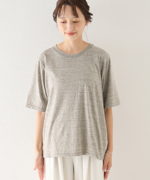 plage(プラージュ)の「Soft テンジクTシャツ(Tシャツ/カットソー・レディース・ブラウン/ホワイト系その他・FREE)」の5枚目の写真