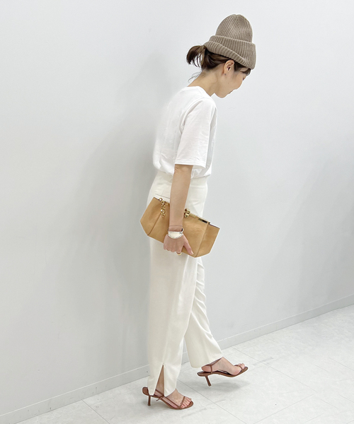plage(プラージュ)の「Soft テンジクTシャツ(Tシャツ/カットソー・レディース・ブラウン/ホワイト系その他・FREE)」の12枚目の写真