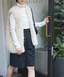 【forksy.】ボリュームフェイクファーベスト