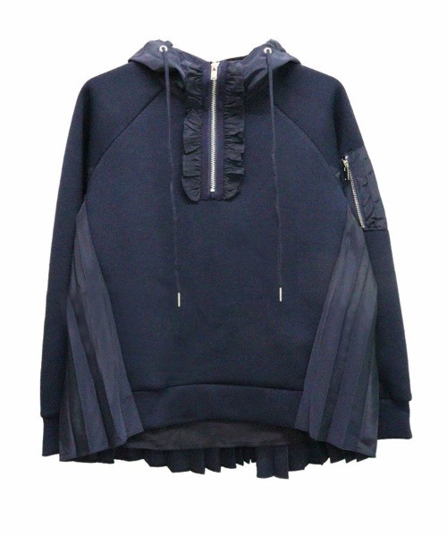 DONOBAN(ドノバン)の「バックプリーツスウェット(パーカー・レディース・ブラック/カーキ/ネイビー・F)」の21枚目の写真