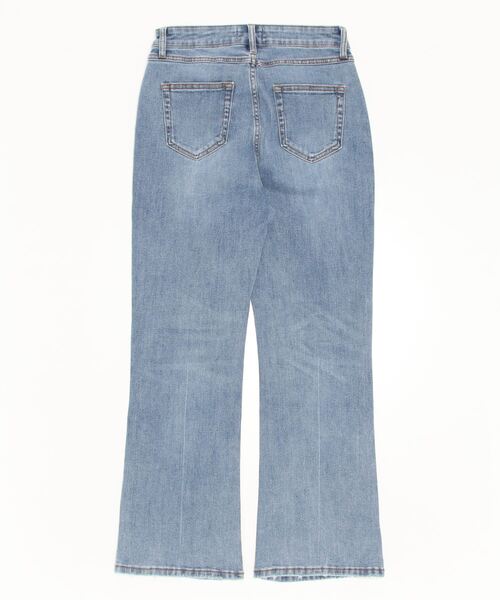 NAVY(ネイビー)の「GOOD STYLE JEANS フレアデニムパンツ(デニムパンツ・レディース・ワンウォッシュ/ライトブルー・S/M/L/XS)」の7枚目の写真