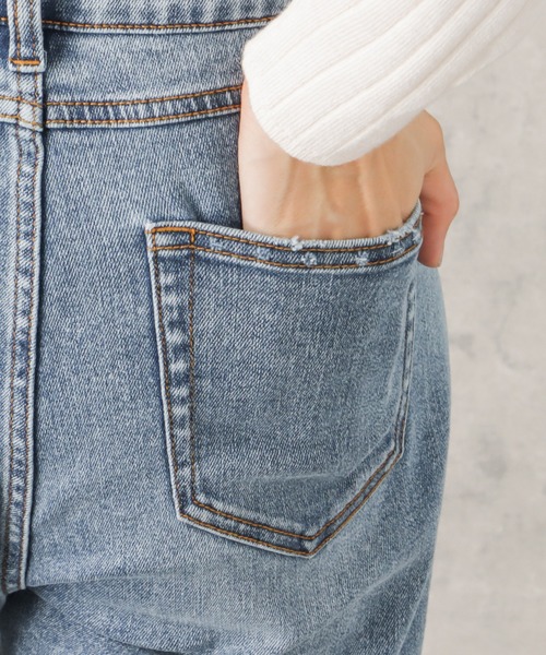 NAVY(ネイビー)の「GOOD STYLE JEANS フレアデニムパンツ(デニムパンツ・レディース・ワンウォッシュ/ライトブルー・S/M/L/XS)」の15枚目の写真
