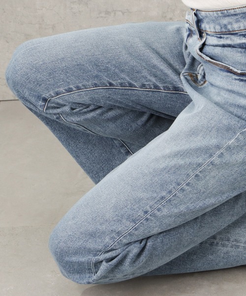 NAVY(ネイビー)の「GOOD STYLE JEANS フレアデニムパンツ(デニムパンツ・レディース・ワンウォッシュ/ライトブルー・S/M/L/XS)」の17枚目の写真