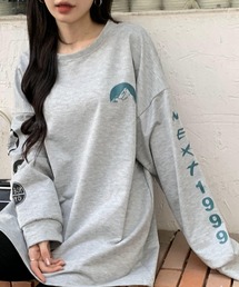 ぴXLSAINT 長袖カットソー グレー ぴXLSAINT 長袖カットソー グレー Tシャツ/カットソー（グレー