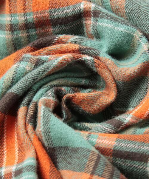 coen（コーエン）の「THE ALASKAN(アラスカン）別注ボリュームスリーブネルシャツ（シャツ/ブラウス・レディース・ブラウン/ワイン/オレンジ・L/M）」の10枚目の写真