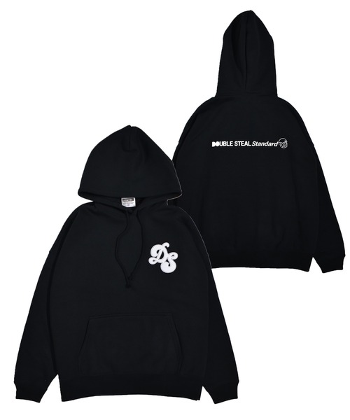 DOUBLE STEAL（ダブルスティール）の「DS Logo Applique Parker 裏起毛パーカー（パーカー・メンズ・サンドベージュ/グリーン/バーガンディー/ブラック・LARGE/X-LARGE/MEDIUM）」の6枚目の写真