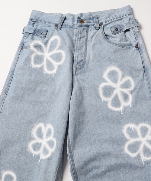 AMOK ハンドペイントデニムパンツ amok（アモク）の「HANDPAINT DENIM PANTS（デニムパンツ）」 - WEAR