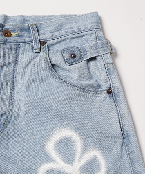 AMOK ハンドペイントデニムパンツ amok（アモク）の「HANDPAINT DENIM PANTS（デニムパンツ）」 - WEAR