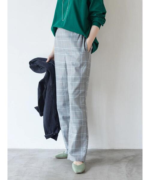 AMERICAN HOLIC（アメリカンホリック）の「美・美・美ストレートCheckパンツ（その他パンツ・レディース・グレー系その他3/ブラウン系その他4・L/S/XS/M）」の18枚目の写真