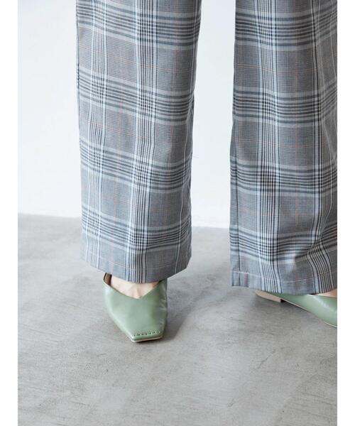 AMERICAN HOLIC（アメリカンホリック）の「美・美・美ストレートCheckパンツ（その他パンツ・レディース・グレー系その他3/ブラウン系その他4・L/S/XS/M）」の8枚目の写真