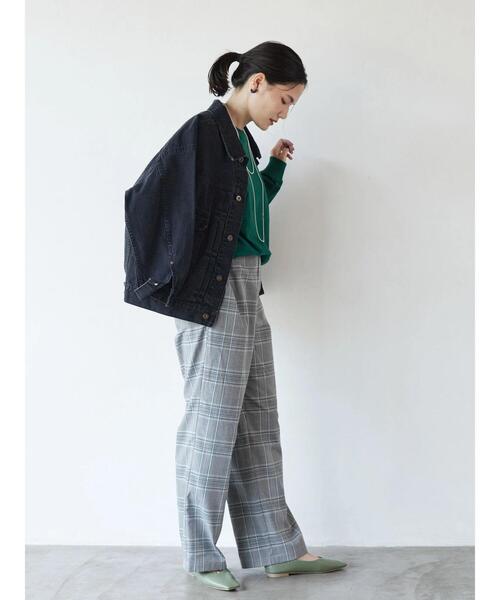 AMERICAN HOLIC（アメリカンホリック）の「美・美・美ストレートCheckパンツ（その他パンツ・レディース・グレー系その他3/ブラウン系その他4・L/S/XS/M）」の10枚目の写真