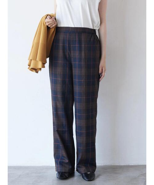 AMERICAN HOLIC（アメリカンホリック）の「美・美・美ストレートCheckパンツ（その他パンツ・レディース・グレー系その他3/ブラウン系その他4・L/S/XS/M）」の12枚目の写真