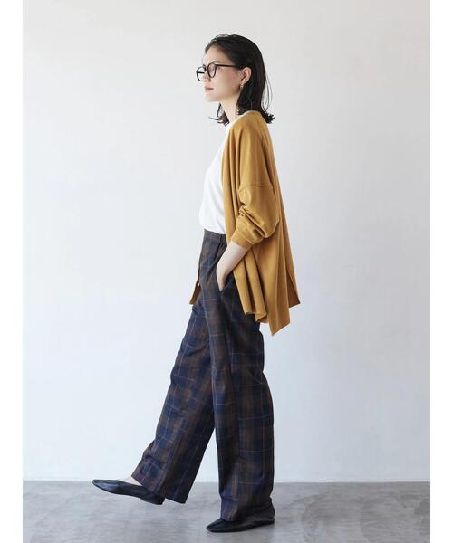 AMERICAN HOLIC（アメリカンホリック）の「美・美・美ストレートCheckパンツ（その他パンツ・レディース・グレー系その他3/ブラウン系その他4・L/S/XS/M）」の15枚目の写真