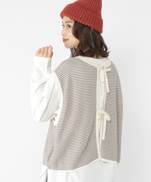 12ゲージ後ろリボンニットベスト ベスト Studio Clip スタディオクリップ のファッション通販 Zozotown