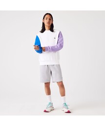 LACOSTE（ラコステ）の「【EC限定】スリーブ配色クルーネックスウェット（スウェット・メンズ）」