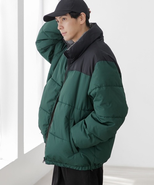 LAKOLE（ラコレ）の「【PARK】リバーシブル中綿ブルゾン / 299125（ブルゾン・メンズ・ベージュ/グリーン/ブラック・LARGE/X-LARGE/MEDIUM）」の15枚目の写真