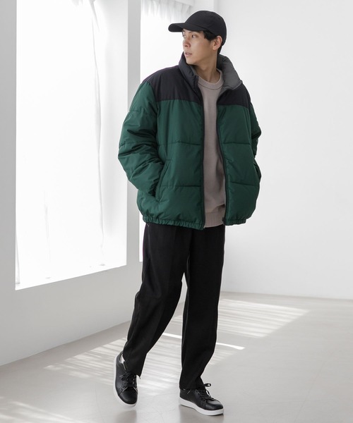 LAKOLE（ラコレ）の「【PARK】リバーシブル中綿ブルゾン / 299125（ブルゾン・メンズ・ベージュ/グリーン/ブラック・LARGE/X-LARGE/MEDIUM）」の18枚目の写真