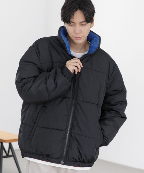 LAKOLE（ラコレ）の「【PARK】リバーシブル中綿ブルゾン / 299125（ブルゾン・メンズ・ベージュ/グリーン/ブラック・LARGE/X-LARGE/MEDIUM）」の4枚目の写真