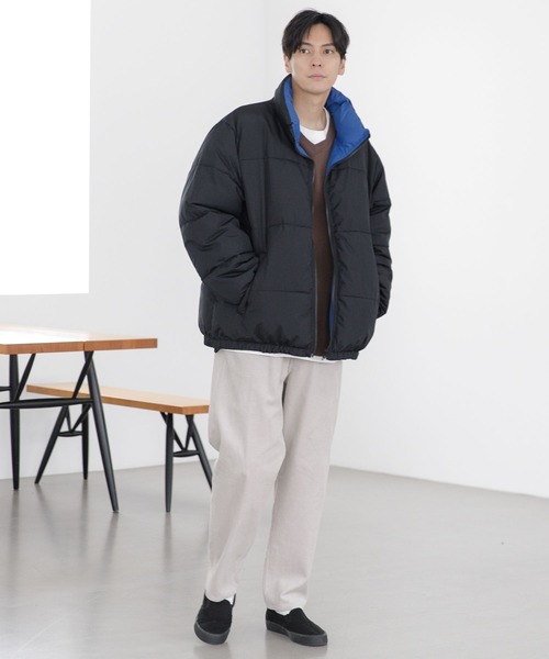LAKOLE（ラコレ）の「【PARK】リバーシブル中綿ブルゾン / 299125（ブルゾン・メンズ・ベージュ/グリーン/ブラック・LARGE/X-LARGE/MEDIUM）」の6枚目の写真