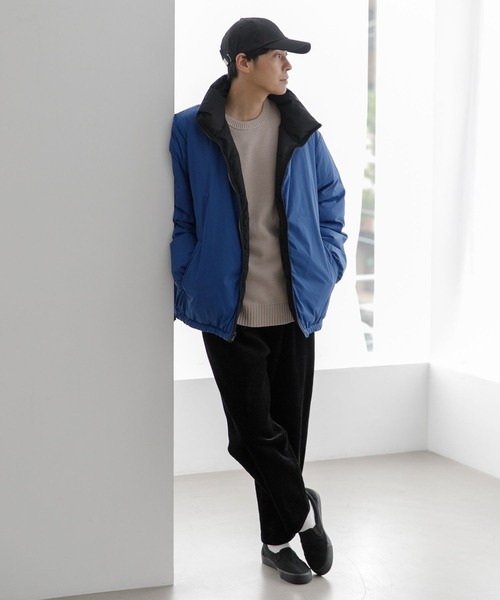 LAKOLE（ラコレ）の「【PARK】リバーシブル中綿ブルゾン / 299125（ブルゾン・メンズ・ベージュ/グリーン/ブラック・LARGE/X-LARGE/MEDIUM）」の9枚目の写真