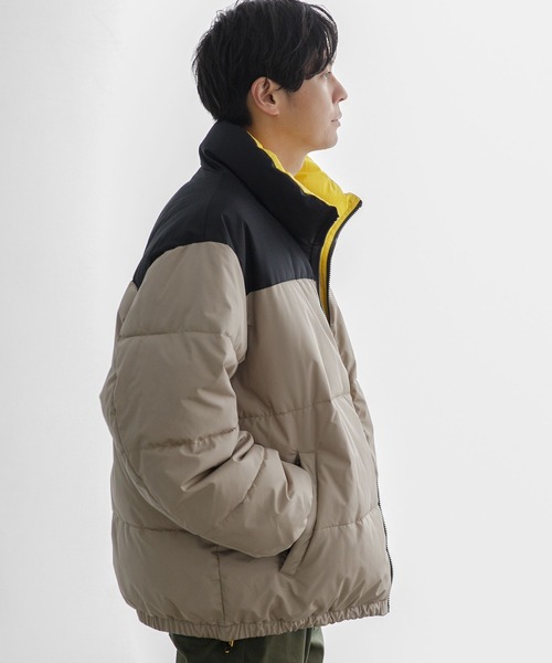 LAKOLE（ラコレ）の「【PARK】リバーシブル中綿ブルゾン / 299125（ブルゾン・メンズ・ベージュ/グリーン/ブラック・LARGE/X-LARGE/MEDIUM）」の11枚目の写真